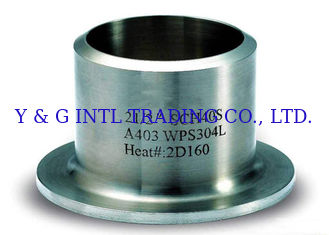 Alın Kaynaklı Lap Paslanmaz Çelik Boru Ek Parçaları, JIS B2312 / ANSI B16.9 Çelik Flanşlı Bağlantı Parçaları