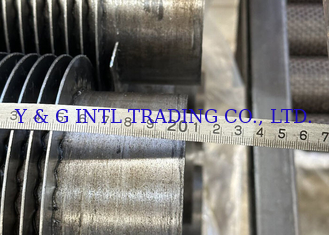 Stainless Steel Fined Tube Black and Stud Dia 12.7mm Yüksek Sıcaklık için