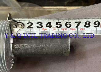 Kişisel olarak tasarlanmış Beveled End Fin Fin Tube Fin Kalınlığı 0.3mm 1mm