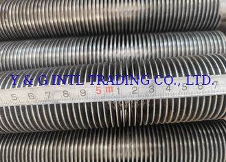 Uzunlukta Fined Karbon Çelik Tüp Beveled Threaded Flared Genişletilmiş Tasarım HF Fin Tipi