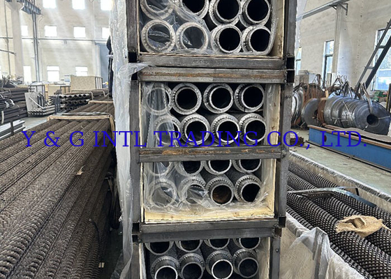 Stainless Steel Fined Tube Black and Stud Dia 12.7mm Yüksek Sıcaklık için