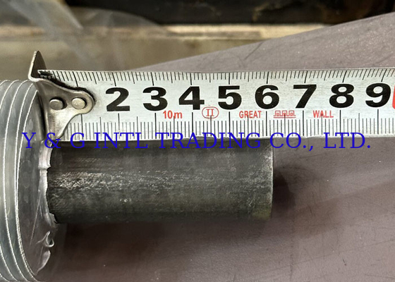 Kişisel olarak tasarlanmış Beveled End Fin Fin Tube Fin Kalınlığı 0.3mm 1mm