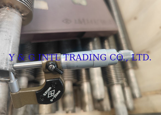 Yuvarlak Fined Tube Paslanmaz Çelik Beveled Son 12.7mm/15.88mm