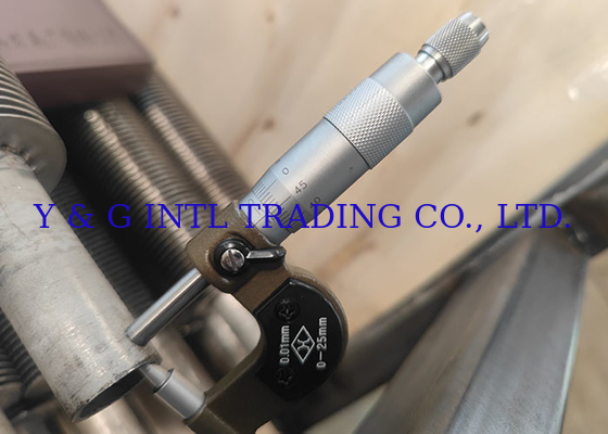 Endüstriyel Karbon Çelik Fin Stud Dia 12.7mm Gümüş Karbon Çelik Isı Transfer Tüpü