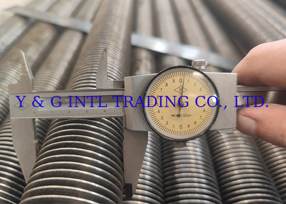 Endüstriyel Karbon Çelik Fin Stud Dia 12.7mm Gümüş Karbon Çelik Isı Transfer Tüpü