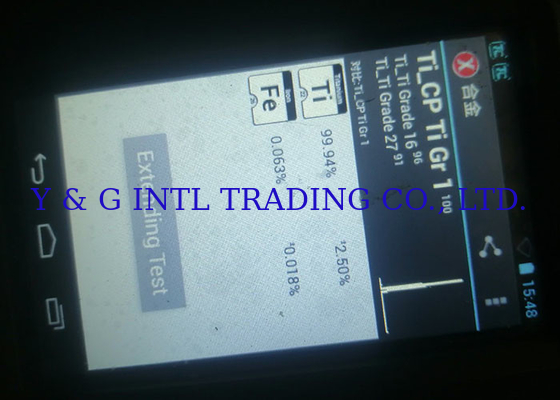 ASTM B338 Standart dikişsiz titanyum tüpü % 0.1 kirlilik