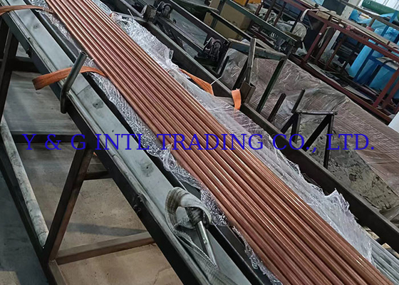 KL Fin Tipi Isı Değiştiricisi Kupro Nikel Fined Tube In Silver With Bare Tube Bakır Nikel Alaşımı