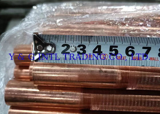 KL Fin Tipi Isı Değiştiricisi Kupro Nikel Fined Tube In Silver With Bare Tube Bakır Nikel Alaşımı