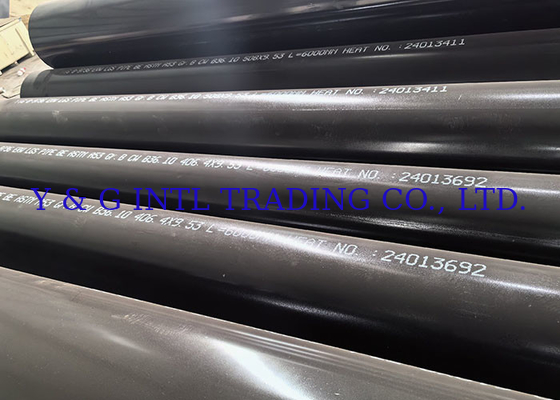 ASTM Standart Karbon Çelik Boru Uzunluğu Özelleştirilmiş Beveled Sonu