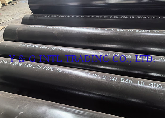 ASTM Standart Karbon Çelik Boru Uzunluğu Özelleştirilmiş Beveled Sonu